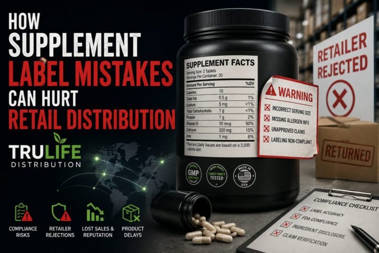 How Supplement Label Mistakes Can Hurt Retail Distribution | TruLife Distribution How Supplement Label Mistakes Can Hurt Retail Distribution | TruLife Distribution